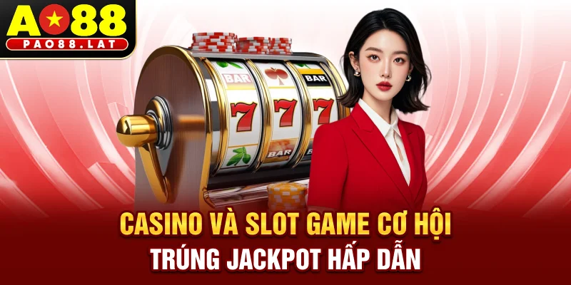 Casino & Slot Game – Cơ hội trúng jackpot hấp dẫn